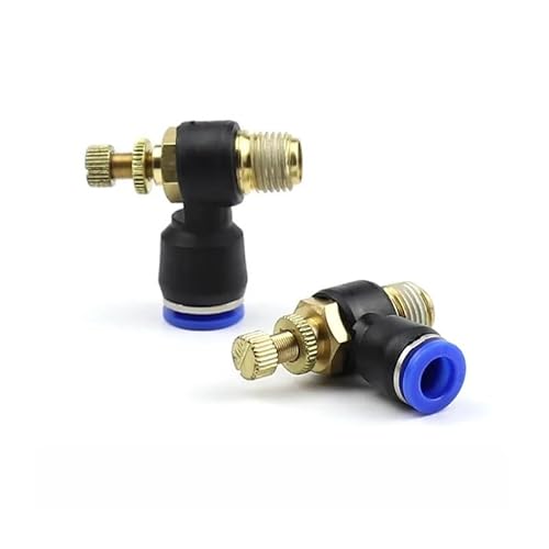 Rohr Pneumatische Fitting Regler s Pneumatische Luftstrom Geschwindigkeit Control Schnell Anschluss Push-to-Armaturen(Sl8-03) von HCVYQMMJ
