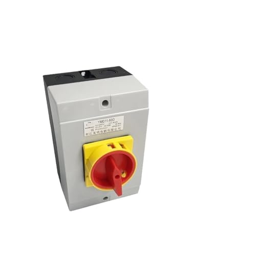 YMD11-100D Trennschalter 3/4P Vorhängeschloss EIN-Aus Nockenumschaltung mit wasserdichtem Boxgehäuse IP65(4P) von HCVYQMMJ