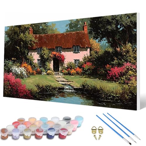 Malen Nach Zahlen Erwachsene, HäUser Malen Nach Zahlen FrüHling Paint by Numbers DIY Bastelset Erwachsene Mit 3 Pinseln und Acrylfarben für Deko Wohnzimmer, Geschenke für Frauen 80X160CM -hcw2507DU Malen Nach Zahlen Erwachsene, HäUser Malen Nach Zahlen FrüHling Paint by Numbers DIY Bastelset Erwachsene Mit 3 Pinseln und Acrylfarben für Deko Wohnzimmer, Geschenke für Frauen 80X160CM -hcw2507DU von HCWBDWOU
