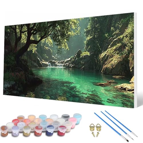 Malen Nach Zahlen Erwachsene, Natur Malen Nach Zahlen Landschaft Paint by Numbers DIY Bastelset Erwachsene Mit 3 Pinseln und Acrylfarben für Deko Wohnzimmer, Geschenke für Frauen 40 x 80 cm -hcw2507H1 Malen Nach Zahlen Erwachsene, Natur Malen Nach Zahlen Landschaft Paint by Numbers DIY Bastelset Erwachsene Mit 3 Pinseln und Acrylfarben für Deko Wohnzimmer, Geschenke für Frauen 40 x 80 cm -hcw2507H1 von HCWBDWOU