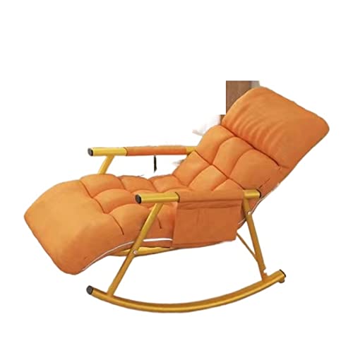 HCZKIUJY Schaukelstuhl für Zuhause, Freizeit, Schaukelstuhl, Sofa, Erwachsene, Schlafzimmer, Liegestuhl, kleine Wohnung, Balkon, fauler Stuhl, Schlafsofa von HCZKIUJY
