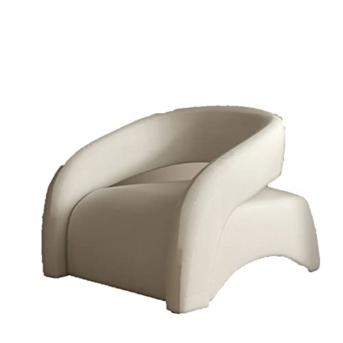 HCZKIUJY Stühle Designer Lounge Wohnzimmer Stühle Boden Sofa Bar Weiß Stuhl Minimalistisch Dressing Home Decor von HCZKIUJY