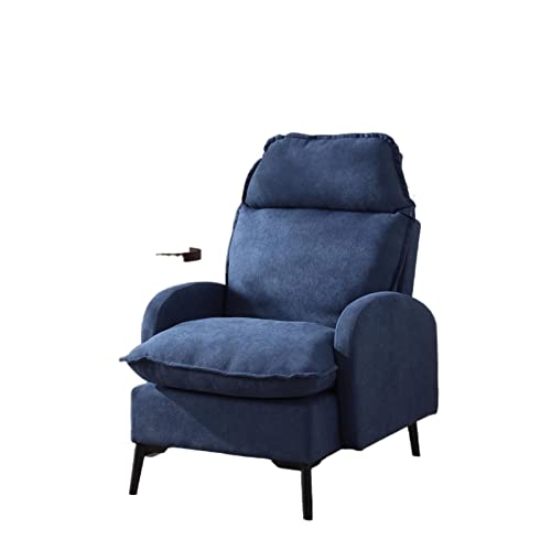 HCZKIUJY Stühle mit Aufbewahrungsmöglichkeit für Wohnzimmer, Lounge, Schlafzimmer, Sessel mit verstellbarer Rückenlehne, Flanell von HCZKIUJY