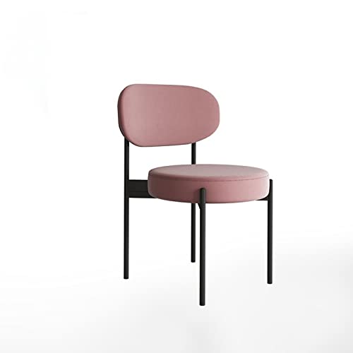 HCZKIUJY Stühle mit weicher Rückenlehne, Lounge-Designer, moderner Stuhl, Leder, stilvoll, Bar, Küchenmöbel-Set von HCZKIUJY