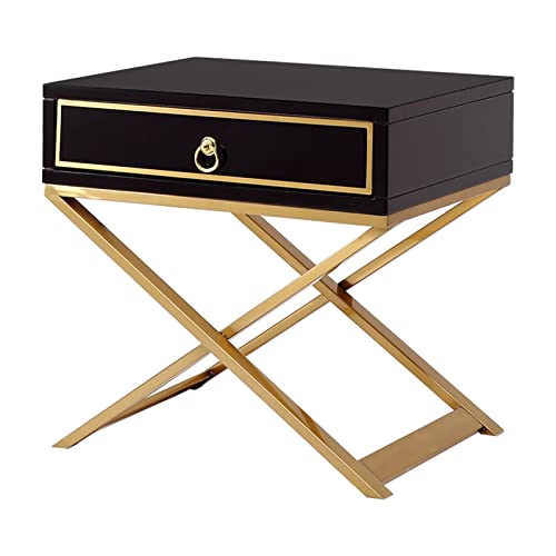 HCZKIUJY Tisch Nachttisch Luxus Schlafzimmer Nachttisch Wohnzimmer Beistelltisch Couchtisch Eckschrank Nachttisch Spind von HCZKIUJY