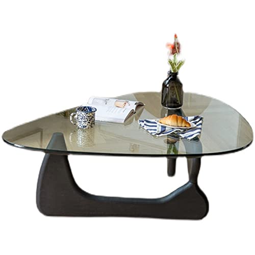 HCZKIUJY Tisch aus gehärtetem Glas, Couchtisch, minimalistisch, modern, Möbel, Wohnzimmer von HCZKIUJY