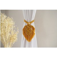 Makramee Vorhang Raffhalter, Boho Seil Festhalten, Feder Krawattenhalter, Drapierung Festhalten Stangenhalterung 2 4 8 Makramee Vorhang Raffhalter, Boho Seil Festhalten, Feder Krawattenhalter, Drapierung Festhalten Stangenhalterung 2 4 8 von HCraftstudio