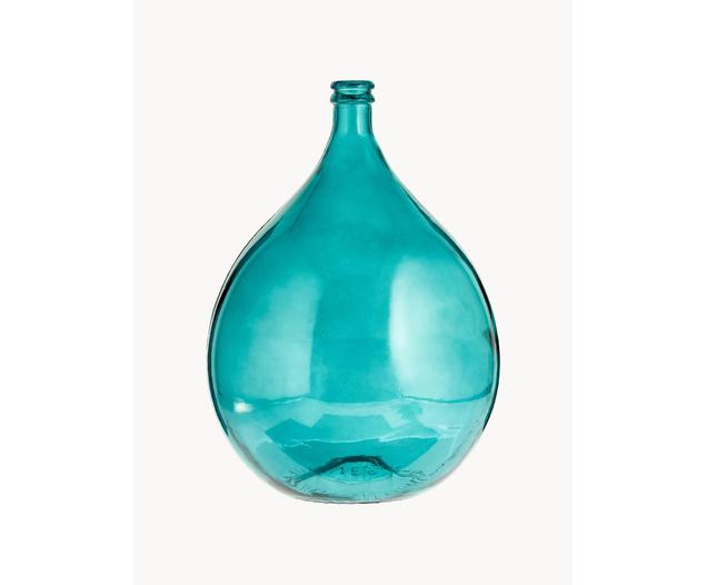 Bodenvase Drop aus recyceltem Glas, H 56 cm von HD Collection