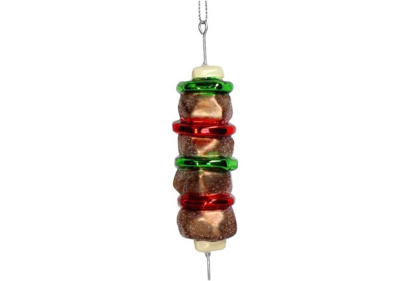 HD Collection Christbaumschmuck, Christbaumschmuck 12,7cm Glas Schaschlikspieß Figur von HD Collection