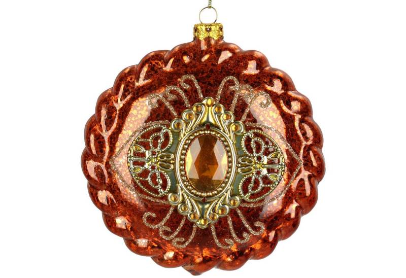 HD Collection Christbaumschmuck, Christbaumschmuck Glas 11cm Bernsteinschmuck Figur Orange HD Collection Christbaumschmuck, Christbaumschmuck Glas 11cm Bernsteinschmuck Figur Orange von HD Collection