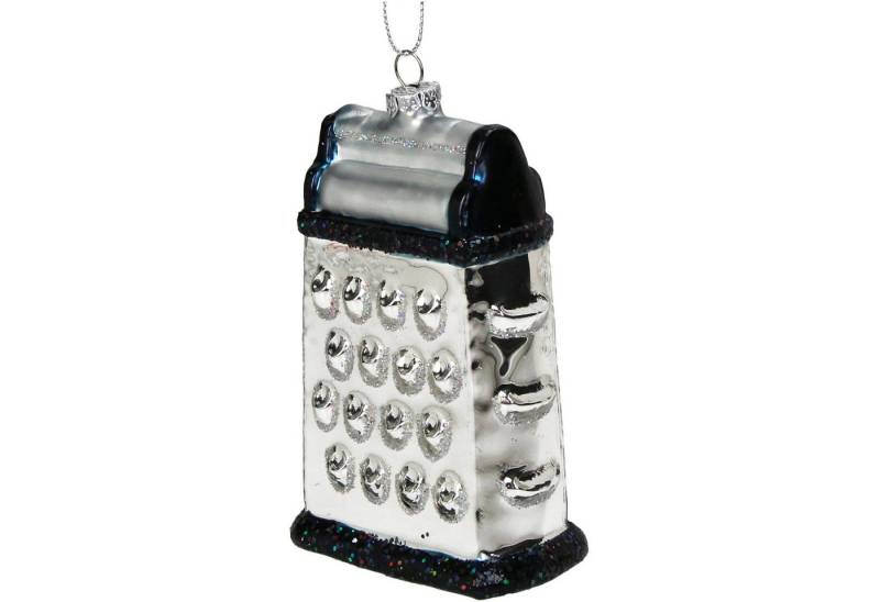 HD Collection Christbaumschmuck, Christbaumschmuck Glas 12,7cm Küchenreibe Figur Silber HD Collection Christbaumschmuck, Christbaumschmuck Glas 12,7cm Küchenreibe Figur Silber von HD Collection