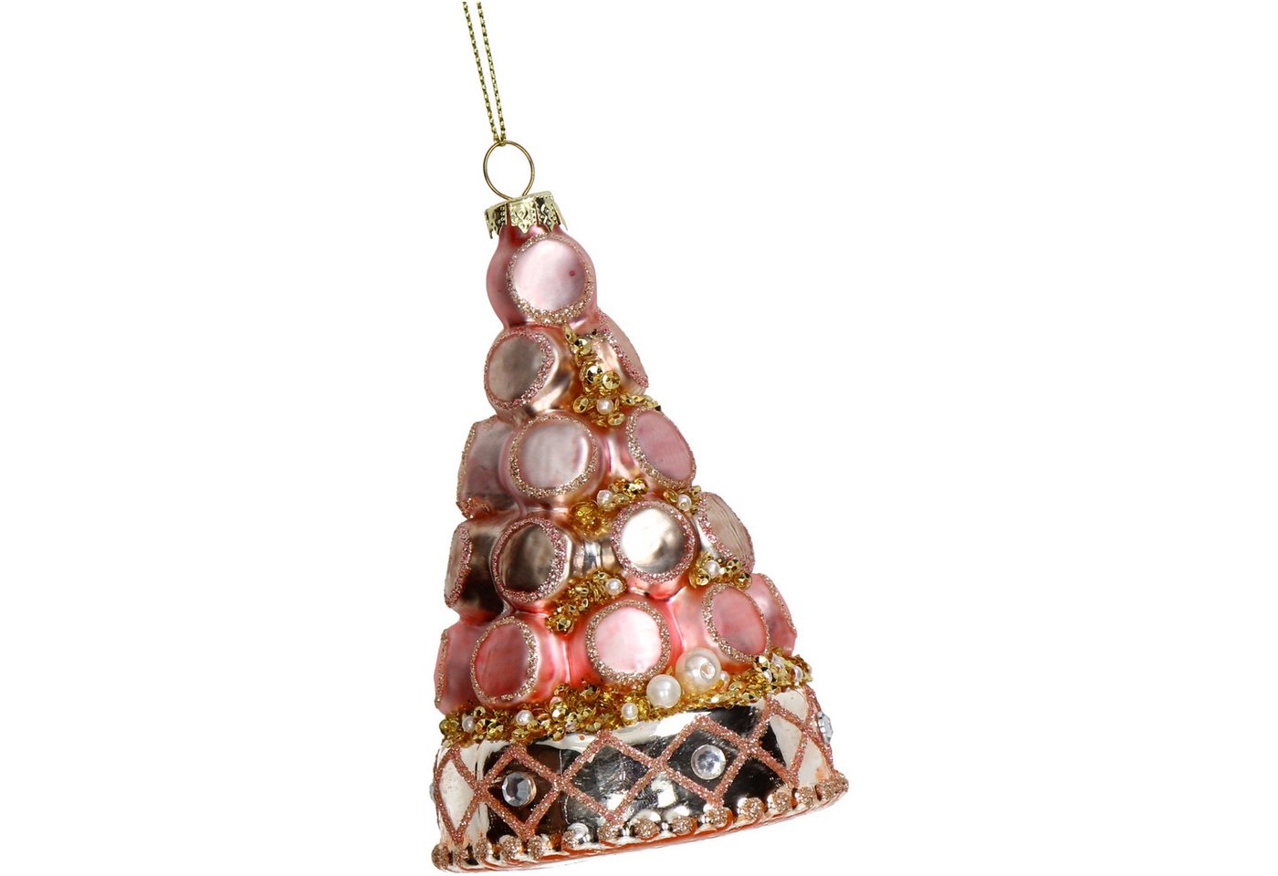 HD Collection Christbaumschmuck, Christbaumschmuck Glas 13,3cm Macaron Tannenbaum Figur Rosa HD Collection Christbaumschmuck, Christbaumschmuck Glas 13,3cm Macaron Tannenbaum Figur Rosa von HD Collection