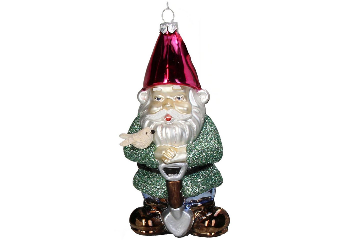 HD Collection Christbaumschmuck, Christbaumschmuck Glas 7,8cm Gartenzwerg mit Spaten Figur Bunt HD Collection Christbaumschmuck, Christbaumschmuck Glas 7,8cm Gartenzwerg mit Spaten Figur Bunt von HD Collection
