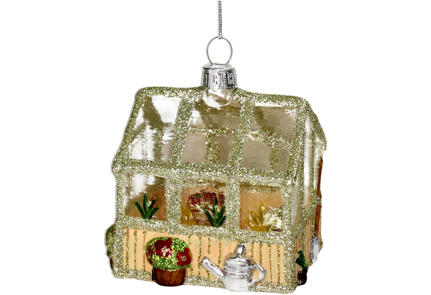 HD Collection Christbaumschmuck, Christbaumschmuck Glas 7m Gartenhaus Figur Gold HD Collection Christbaumschmuck, Christbaumschmuck Glas 7m Gartenhaus Figur Gold von HD Collection