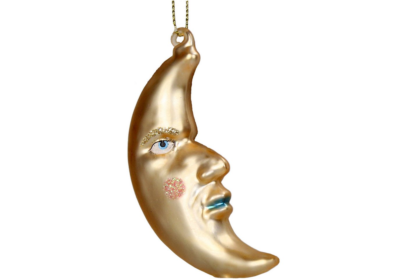 HD Collection Christbaumschmuck, Christbaumschmuck Glas 9,5m Mondfigur Gold HD Collection Christbaumschmuck, Christbaumschmuck Glas 9,5m Mondfigur Gold von HD Collection