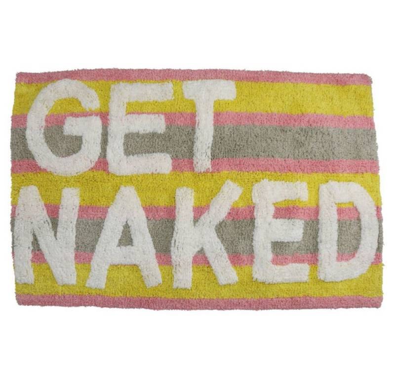 HD Collection Läufer Bad Matte Läufer Lustig GET NAKED Bunt Modern 80 cm, Höhe: 1.5 mm HD Collection Läufer Bad Matte Läufer Lustig GET NAKED Bunt Modern 80 cm, Höhe: 1.5 mm von HD Collection