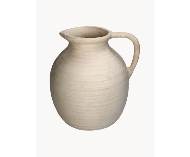 Handgefertigte Deko-Vase Raw aus Papiermaché von HD Collection