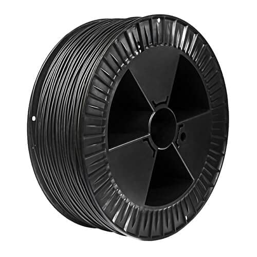 Kunststoffschweißdraht HD-PE | 4mm | rund | SCHWARZ oder WEIß NATUR | VERSCHIEDENE LÄNGEN | 5-100 Meter | TOP QUALITÄT (5 Meter, Schwarz) von HD-PE Schweißdraht