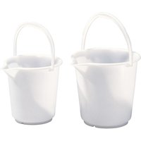 HÜNERSDORFF Eimer 10,5l HD-Polyethylen natur Kunststoffbügel D.286mm H.283mm von Jungheinrich PROFISHOP