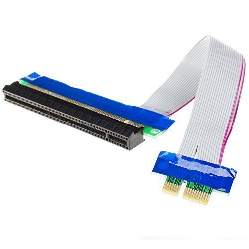 H&D Hyaline&Dora PCIe Express x1 to x16 Adapter Extender Cable 19cm 1X to 16X pcie 1x to 16x Cable Riser Card H&D Hyaline&Dora PCIe Express x1 to x16 Adapter Extender Cable 19cm 1X to 16X pcie 1x to 16x Cable Riser Card von H&D HYALINE & DORA
