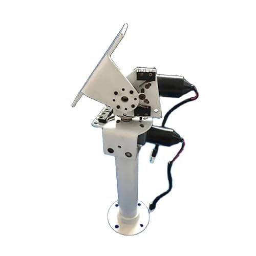 DIY DC Dual Achse Pan Tilt Solar Tracking Und Überwachung Roboter Schwere Last Hohe Drehmoment Alle Metall X Achse Y achse Schneckengetriebemotor von HDADD