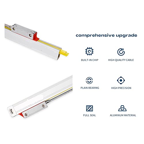 Linearencoder, Drehmaschine Linear Optical Lineal Line Linear Encoder Hublänge 50 100 450 500 550 600 650 700 750 800 850 900 1000MM(600mm) von HDADD