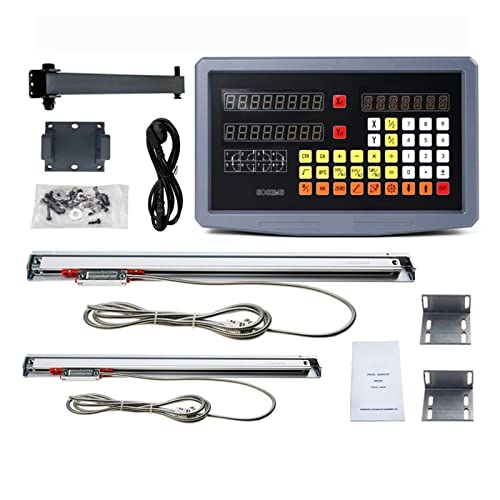 Linearencoder, KA300/KA500 Dro Set/Kit Digitalanzeige 2PCS Linear Encoder/Skalen/Sensor 5U TTL Abmessungen 120 bis 1020 for Drehmaschinen(SDS2MS Set) von HDADD