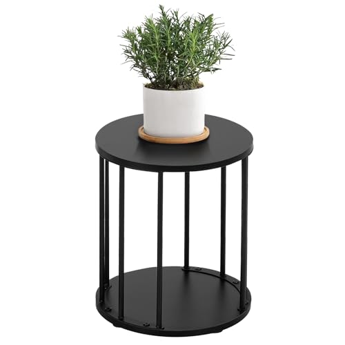 HDANI Rund Pflanzenständer Metall 35cm,Solider und Robuster Blumenständer für Wohnzimmer, Garten,Balkon, Blumenhocker Holzfür,Schwarz HDANI Rund Pflanzenständer Metall 35cm,Solider und Robuster Blumenständer für Wohnzimmer, Garten,Balkon, Blumenhocker Holzfür,Schwarz von HDANI