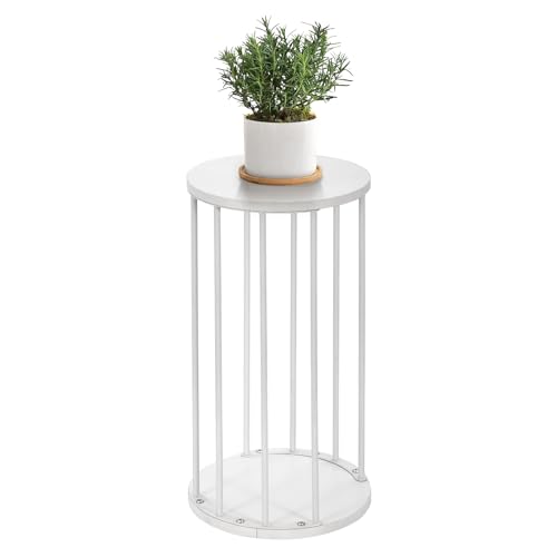 HDANI Rund Pflanzenständer Metall 55cm,Solider und Robuster Blumenständer für Wohnzimmer, Garten,Balkon, Blumenhocker Holzfür,Weiß HDANI Rund Pflanzenständer Metall 55cm,Solider und Robuster Blumenständer für Wohnzimmer, Garten,Balkon, Blumenhocker Holzfür,Weiß von HDANI