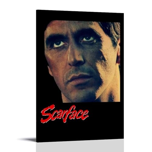 HDASURWORHRHI Scarface Poster, dekorative Leinwand, Wanddekoration, Vintage-Kunst, Raumdekoration, gedrucktes Poster, 40 x 60 cm, Rahmenstil HDASURWORHRHI Scarface Poster, dekorative Leinwand, Wanddekoration, Vintage-Kunst, Raumdekoration, gedrucktes Poster, 40 x 60 cm, Rahmenstil von HDASURWORHRHI