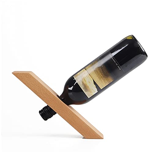 HDBCYUAZ Flaschenregal Arbeitsplatte Weinregale Bilanz kreativer Weinregal Keine Montage erforderlich Kleiner tragbarer Weinflaschenhalter-Party-Display-Stand Weinflaschenhalter(B) von HDBCYUAZ