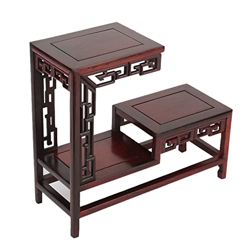 HDBCYUAZ Ornament Basis Hölzerne Vase Base Odd Jade Ornamente Basis Teekannenhalterung Wenge Hohe und niedrige Bonsai-Rahmenhandwerk Buddha-Display-Stand Holz Vase Basis HDBCYUAZ Ornament Basis Hölzerne Vase Base Odd Jade Ornamente Basis Teekannenhalterung Wenge Hohe und niedrige Bonsai-Rahmenhandwerk Buddha-Display-Stand Holz Vase Basis von HDBCYUAZ