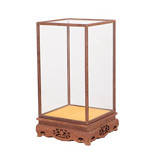 HDBCYUAZ Ornament Basis Hölzerne Vase Base Oriental Möbel Mahagoni Chicken Wing Wood Display Stand Antique Collection Vase Blumentopf Basis Holz Vase Basis von HDBCYUAZ