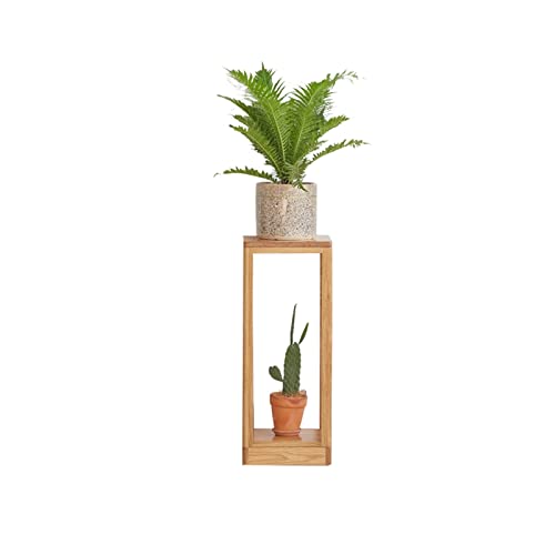 HDBCYUAZ Ornament Basis Holzpflanze Display Stand Blume Rack Aufbewahrungsständer Organizer for Pflanze Blumentöpfe Indoor Outdoor Wohnzimmer Büro Dekoration Display Stand Holz Vase Basis(L) von HDBCYUAZ