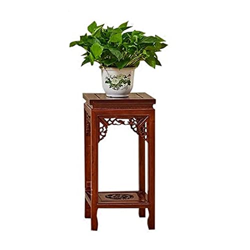 HDBCYUAZ Ornament Basis Holzvase-Basis-Ausstellungsständer Innenpflanze Ständer Pflanze Regal Blume Topfhalter Blume Topf Display Regal-Terrasse Rustikale Holzständer Freistehend Holz Vase Basis(L) von HDBCYUAZ