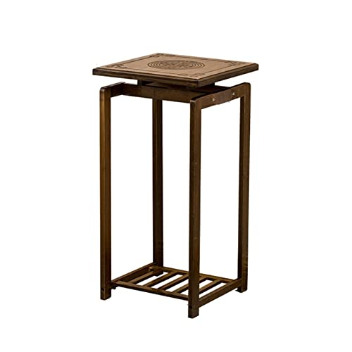 HDBCYUAZ Ornament Basis Holzvase-Basis-Topf-Pflanzenständer Dekorative Blumen-Topf-Rack Indoor-Pflanzerhalter Töpfe Container unterstützt Eck-Display-Stand Holz Vase Basis(C) von HDBCYUAZ