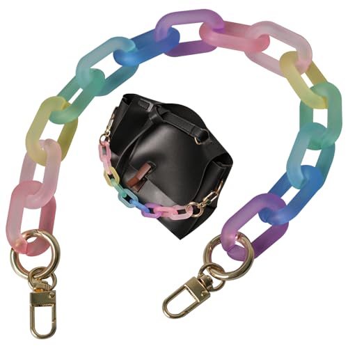Acrylbärchen -Gurt 17.3 '' Bunte Acrylkettenbaus Ruthälde abnehmbare Gurte für Handtaschen Umhängetaschen Dekoration Frauen Geschenkesaclic Acrylbärchen -Gurt 17.3 '' Bunte Acrylkettenbaus Ruthälde abnehmbare Gurte für Handtaschen Umhängetaschen Dekoration Frauen Geschenkesaclic von HDBHSBE
