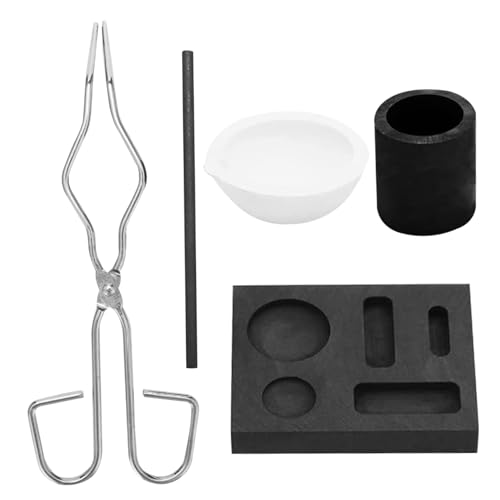Crucible Kit Graphit DIY -Schmelzwerkzeuge Wärme resistent von HDBHSBE
