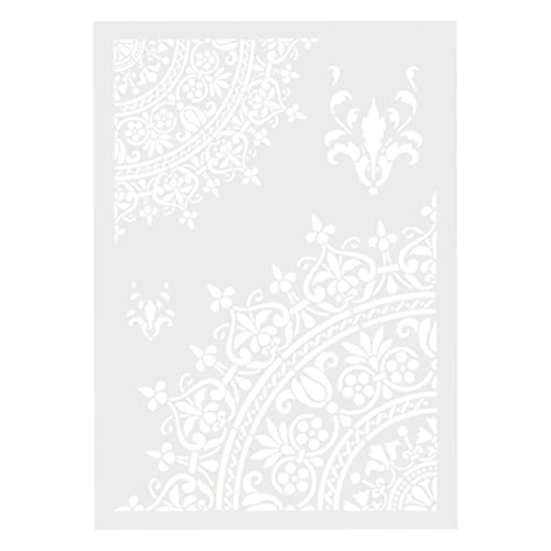Gemälde Schablonenblumenschablone Vorlage hohl marokkanische Wand A4 DIY Dekorative Wände Möbel Handwerk von HDBHSBE