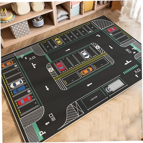 HDBHSBE Auto Teppiche für Kinder Spielzeugautos, 32 x 47 Zoll weiche saugfähige Kinder Spielen Teppich, Nicht rutschfest HDBHSBE Auto Teppiche für Kinder Spielzeugautos, 32 x 47 Zoll weiche saugfähige Kinder Spielen Teppich, Nicht rutschfest von HDBHSBE