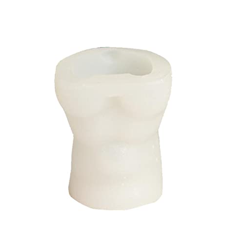 Silikonkerzenform 3D Bärenform Gussform Gips Kunsthandwerk für Seifenherstellung 5, 7 x 7 cm Silikonguss Schimmel Nette Bären Kerze Wachsform Aromathera Aromathera von HDBHSBE