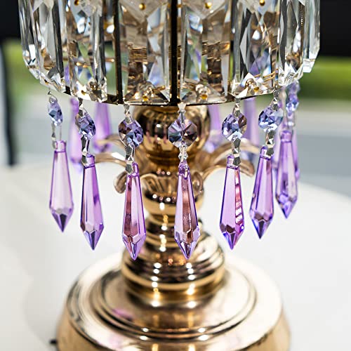 HDCRYSTALGIFTS Lila Kronleuchter Eiszapfen Tropfenprismen Kristall 55 mm 25 Stück HDCRYSTALGIFTS Lila Kronleuchter Eiszapfen Tropfenprismen Kristall 55 mm 25 Stück von HDCRYSTALGIFTS