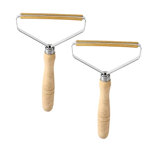 2 Stück Tragbarer Fusselentferner,Portable Lint Remover,tragbarer Stoffrasierer für Kleidung, zum Entfernen von Fusseln Tierhaaren Staub in Kleidung und Möbeln von Lerkely