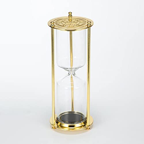 HDDH Retro Leeres Sanduhr mit Metallrahmen Vintage Messing goldene Sanduhr Einzigartiges kreatives Souvenirgeschenk von HDDH
