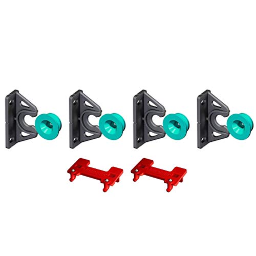 Geakv Bracket Wandmontage Montagehalterung Nylon mit Glasfaserverstärkung 4 Stück X4 + 2 Marker Tools von HDE