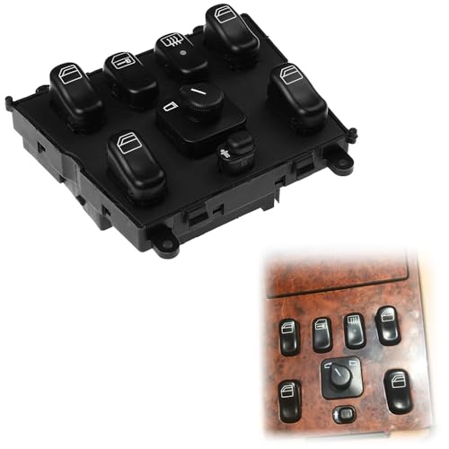Auto Fensterheber Schalter für W163 ML Klasse 1998-2005 Elektrische Fenster Control Schalter Taste,1pc von HDEOP