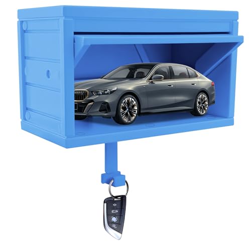 Schlüsselhalter für Wand, Auto-Garage, Schlüsselhalter mit Tür zum Öffnen, Schlossöffner, Organizer, Wandhalterung, kleine Spielzeugautogarage mit zu öffnender Tür, einfache Installation Schlüsselhalter für Wand, Auto-Garage, Schlüsselhalter mit Tür zum Öffnen, Schlossöffner, Organizer, Wandhalterung, kleine Spielzeugautogarage mit zu öffnender Tür, einfache Installation von HDFREO