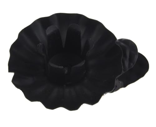Baumkerzenhalter für Clip 8er Set Zapfenform schwarz farbig Made in Germany von hdg