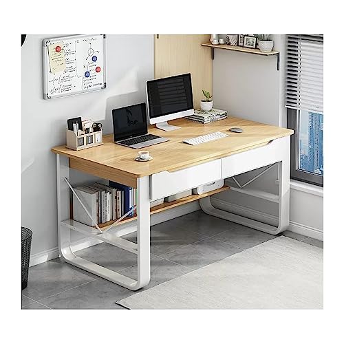 PC Schreibtisch PC Tisch Schreibtisch Home Büro Schreibtisch Werkbank einfache Studentenschreibtisch mit Schubladen Schreibtisch PC Spieltisch PC Laptop Tisch (Farbe: 1, Größe: 120 x 60 x 72 cm) (1 von HDGTDR3SS215SSSSTT