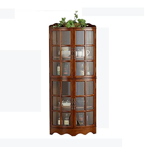 Weinbar Rack Schrank Eck-Weinschrank mit 2 Türen und verstellbarer Ablage, freistehender Eckschrank für Badezimmer, Küche, Wohnzimmer oder Schlafzimmer, Weinregal Weinbar Rack Schrank Eck-Weinschrank mit 2 Türen und verstellbarer Ablage, freistehender Eckschrank für Badezimmer, Küche, Wohnzimmer oder Schlafzimmer, Weinregal von HDGTDR3SS2865SSSSTT